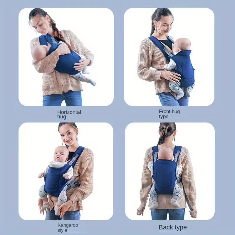 Baby Carrier Ergonomic Kangaroo Infant Kid Sling Back Front Facing Backpack Wrap Newborn Bag 0-24 Months