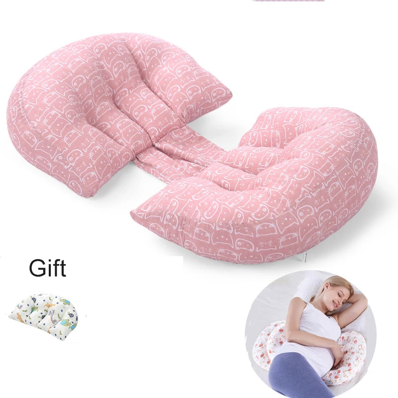 Cotton Waist Maternity Pillow for Pregnant Women 